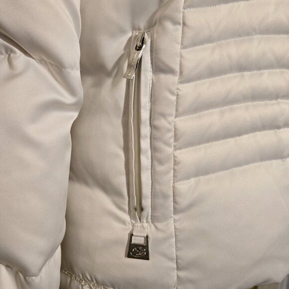 ZeroXposur Women Quilted Lightweight White Puffer Coat Jacket Large Down Filled - Picture 5 of 12